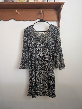 Anthropologie Paper Crown Droplets Dress